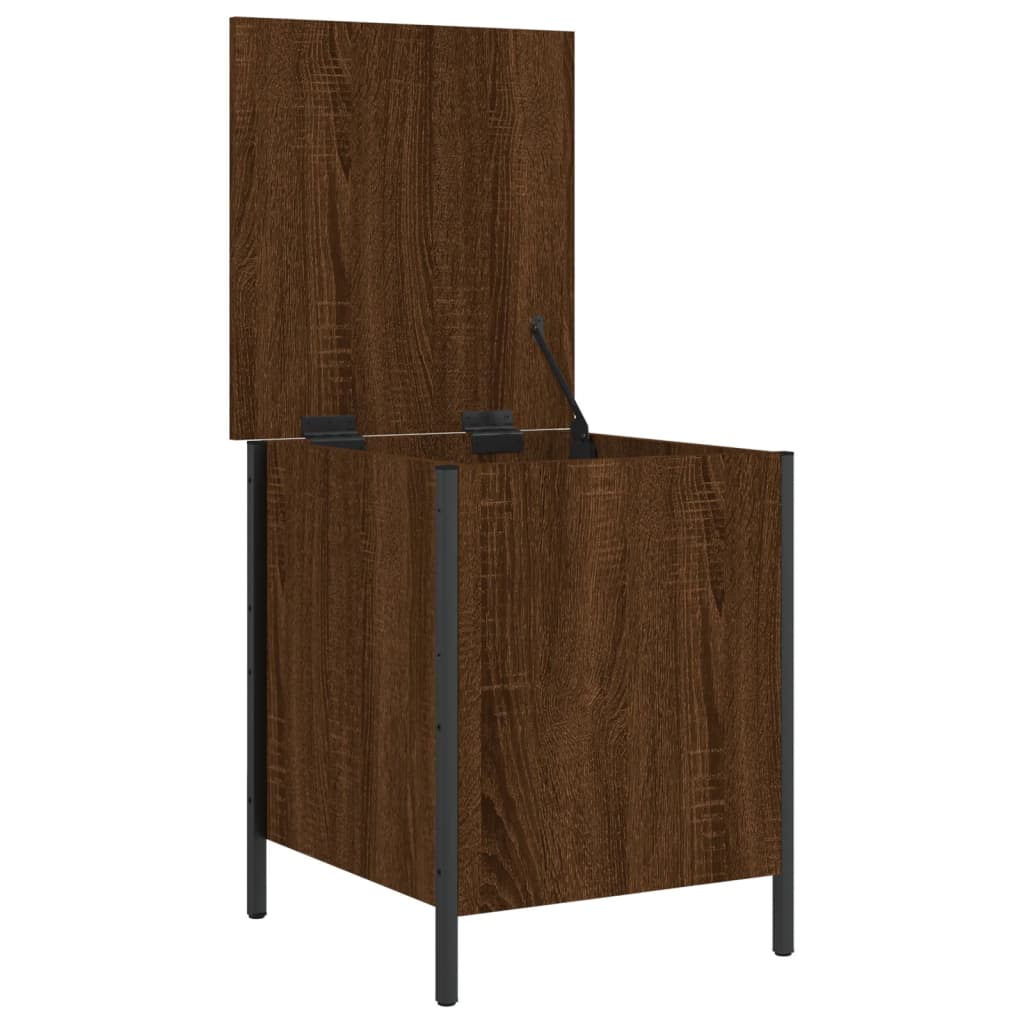 Sitzbank mit Stauraum Braun Eiche 40x42,5x50 cm Holzwerkstoff - Pazzar.ch