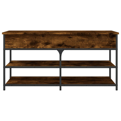 Schuhbank Räuchereiche 100x42,5x50 cm Holzwerkstoff - Pazzar.ch