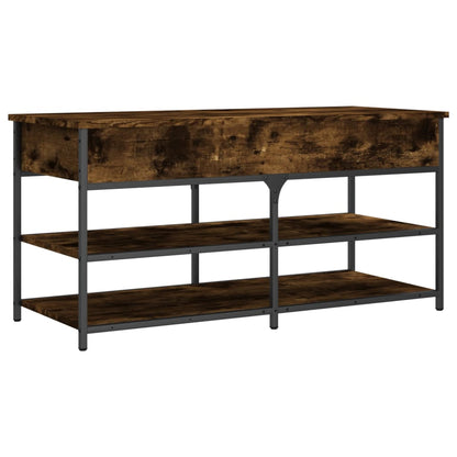 Schuhbank Räuchereiche 100x42,5x50 cm Holzwerkstoff - Pazzar.ch