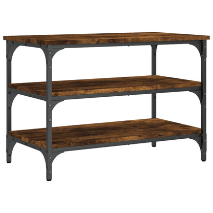 Schuhbank Räuchereiche 70x38,5x49 cm Holzwerkstoff - Pazzar.ch