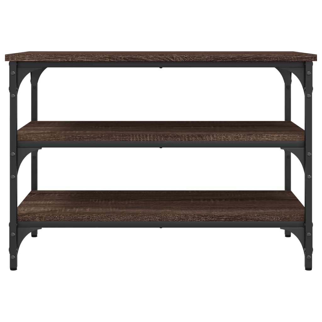 Schuhbank Braun Eichen-Optik 70x38,5x49 cm Holzwerkstoff - Pazzar.ch