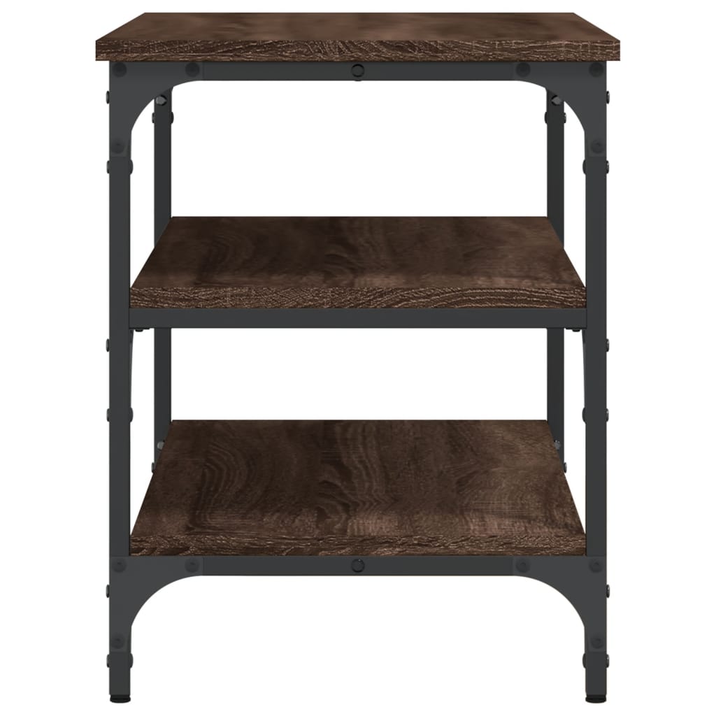Schuhbank Braun Eichen-Optik 70x38,5x49 cm Holzwerkstoff - Pazzar.ch