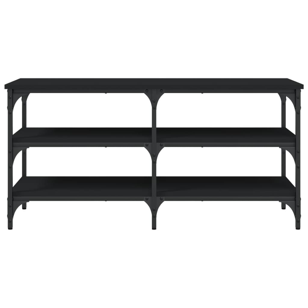 Schuhbank Schwarz 100x38,5x49cm Holzwerkstoff - Pazzar.ch