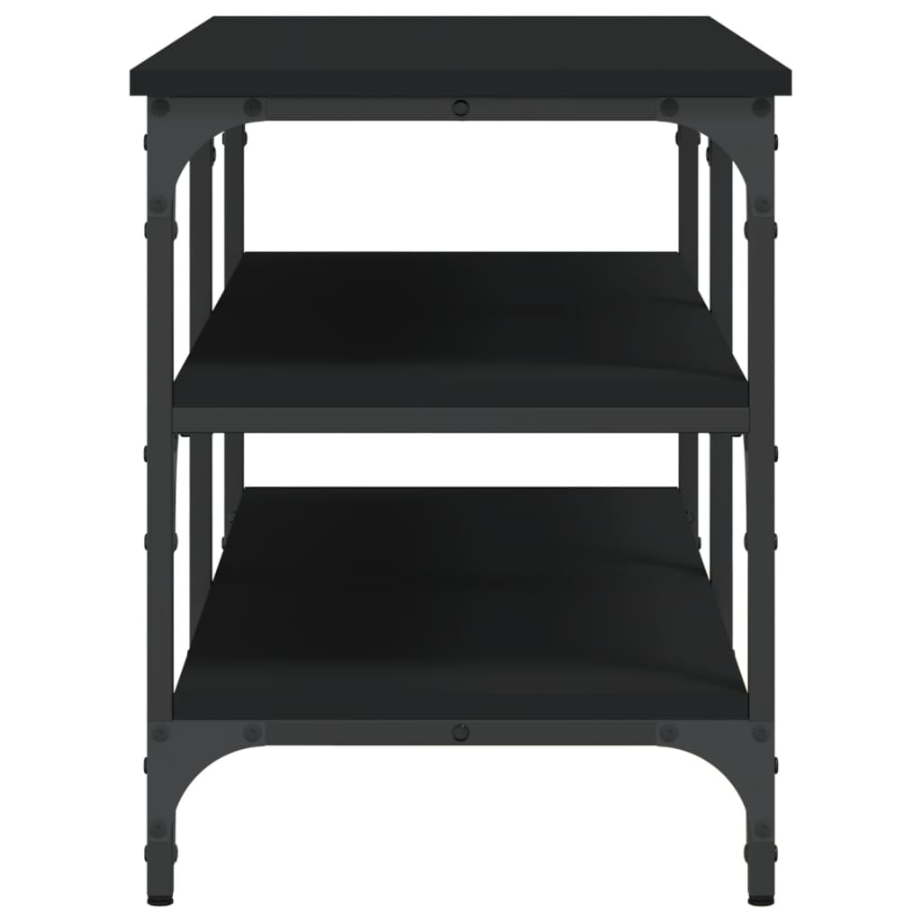 Schuhbank Schwarz 100x38,5x49cm Holzwerkstoff - Pazzar.ch