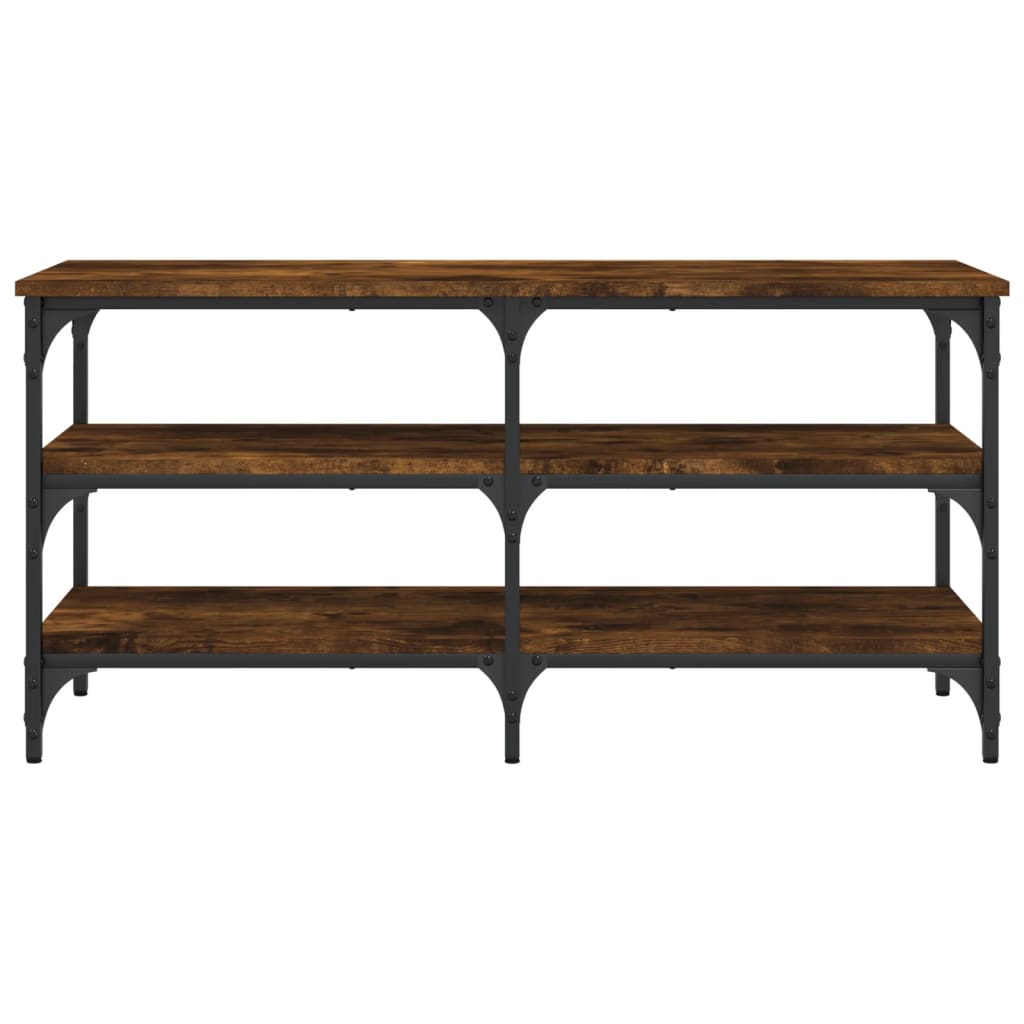 Schuhbank Räuchereiche 100x38,5x49 cm Holzwerkstoff - Pazzar.ch