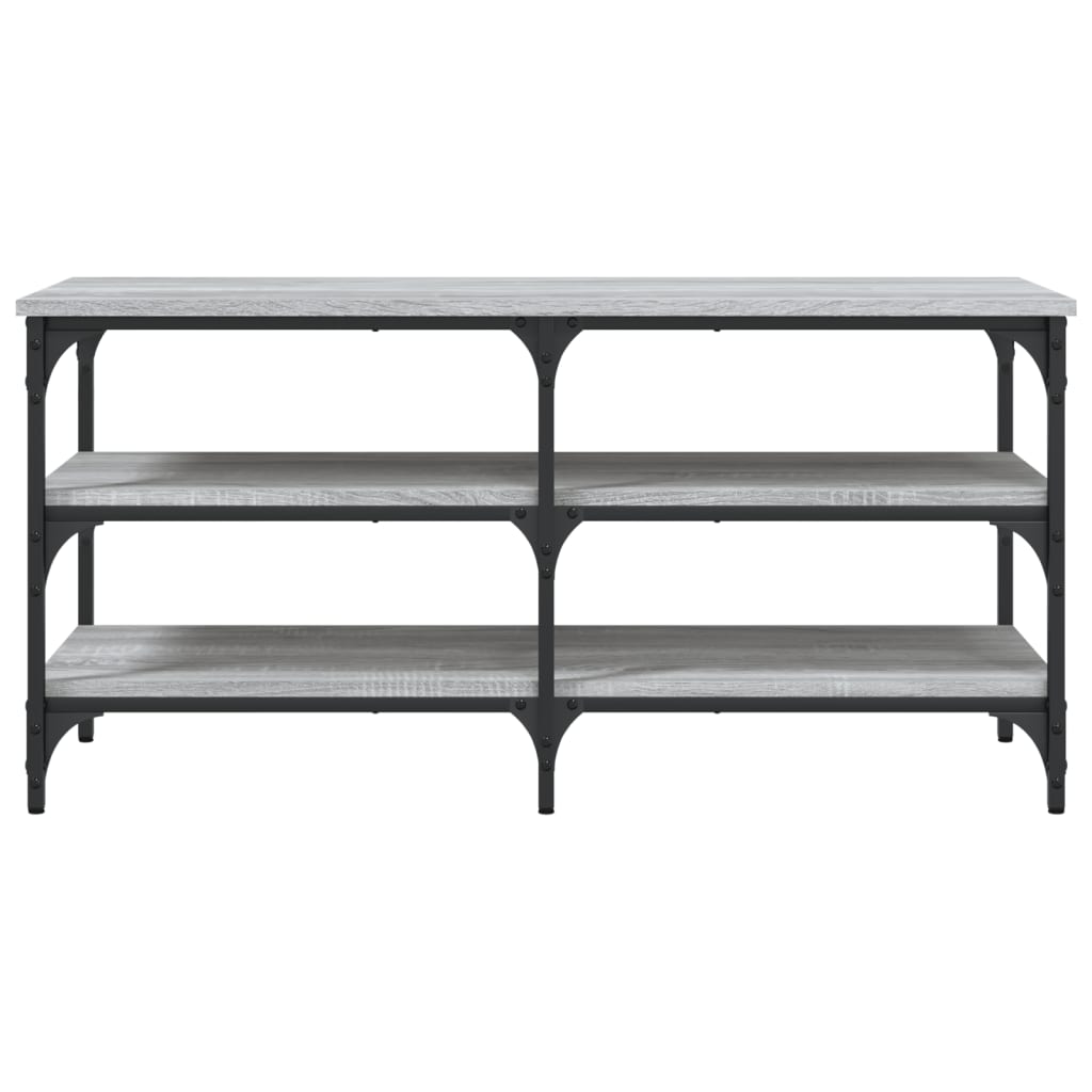Schuhbank Grau Sonoma 100x38,5x49 cm Holzwerkstoff - Pazzar.ch