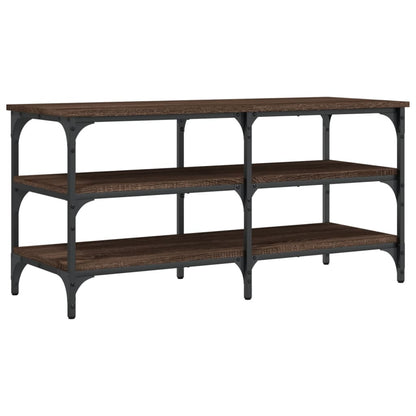 Schuhbank Braun Eichen-Optik 100x38,5x49 cm Holzwerkstoff - Pazzar.ch