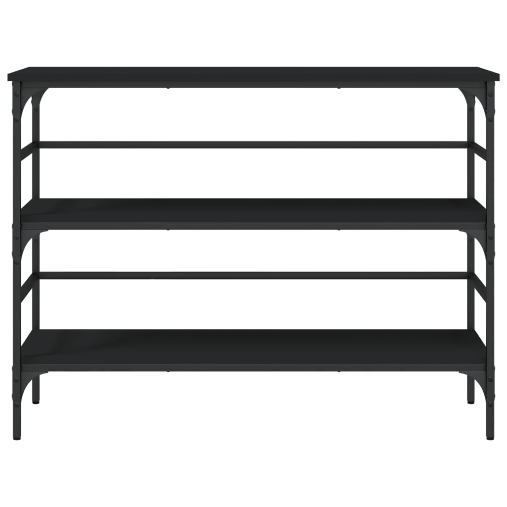 Konsolentisch Schwarz 100x32x75 cm Holzwerkstoff - Pazzar.ch