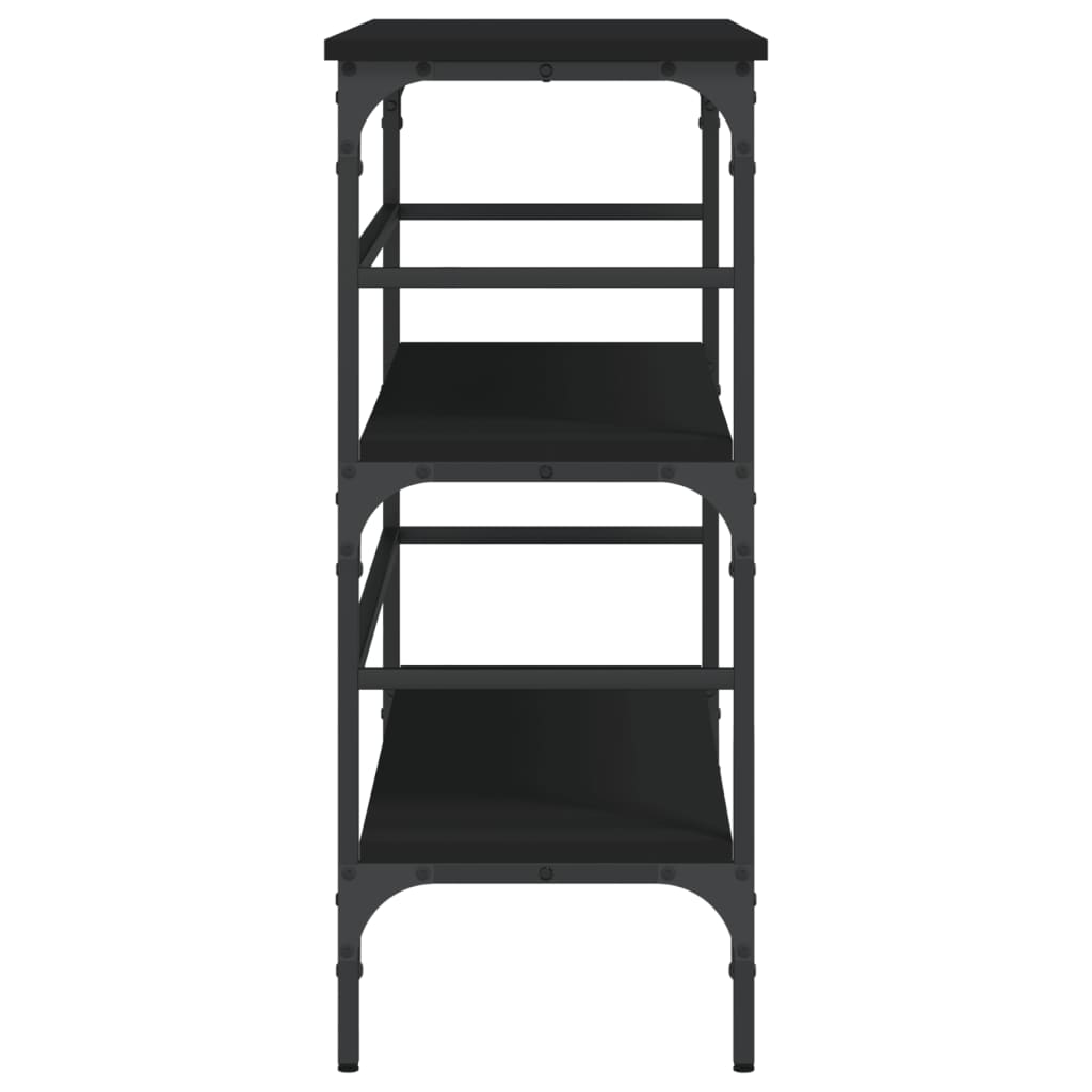 Konsolentisch Schwarz 100x32x75 cm Holzwerkstoff - Pazzar.ch