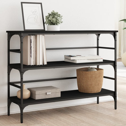Konsolentisch Schwarz 100x32x75 cm Holzwerkstoff - Pazzar.ch