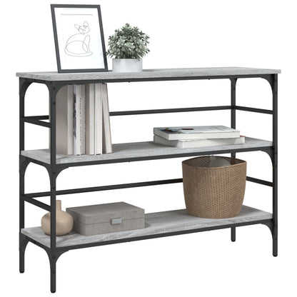 Konsolentisch Grau Sonoma 100x32x75 cm Holzwerkstoff - Pazzar.ch