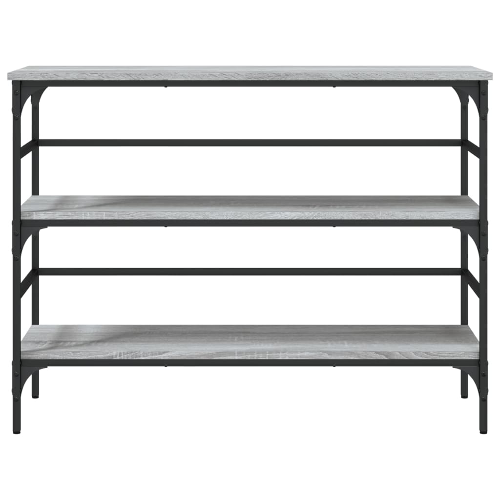 Konsolentisch Grau Sonoma 100x32x75 cm Holzwerkstoff - Pazzar.ch