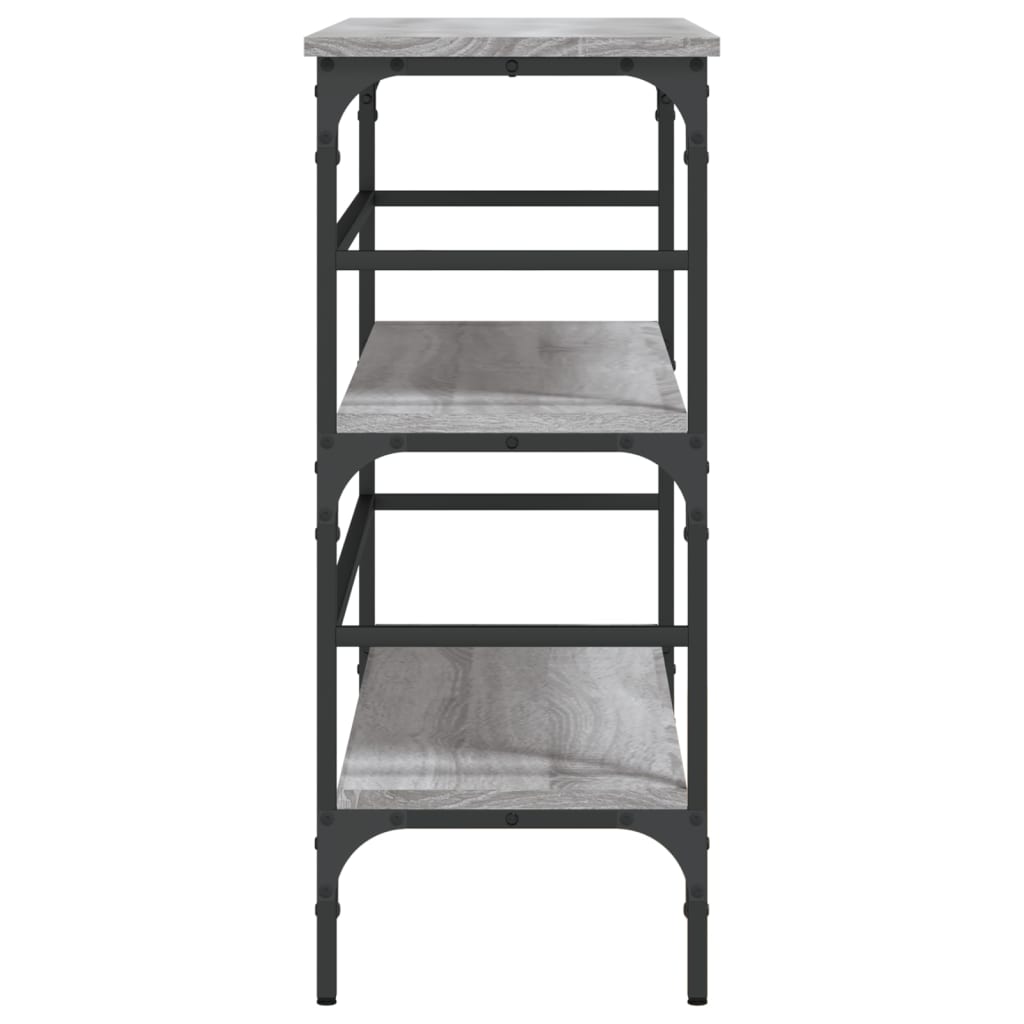 Konsolentisch Grau Sonoma 100x32x75 cm Holzwerkstoff - Pazzar.ch