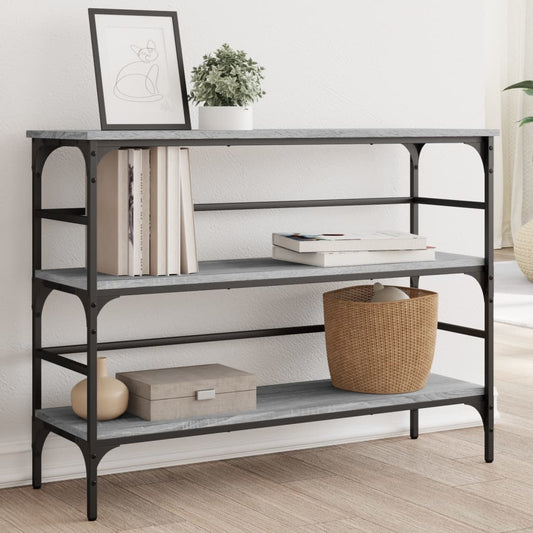 Konsolentisch Grau Sonoma 100x32x75 cm Holzwerkstoff - Pazzar.ch