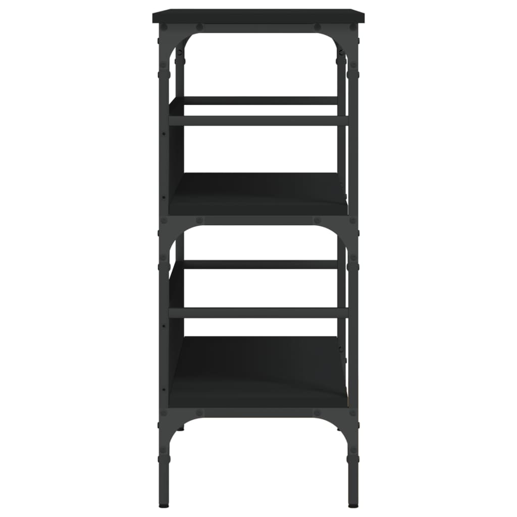 Konsolentisch Schwarz 75x32x75 cm Holzwerkstoff - Pazzar.ch