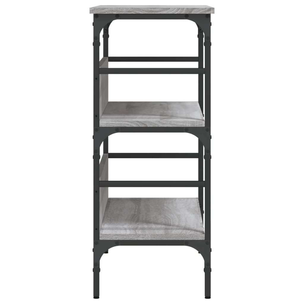 Konsolentisch Grau Sonoma 75x32x75 cm Holzwerkstoff - Pazzar.ch