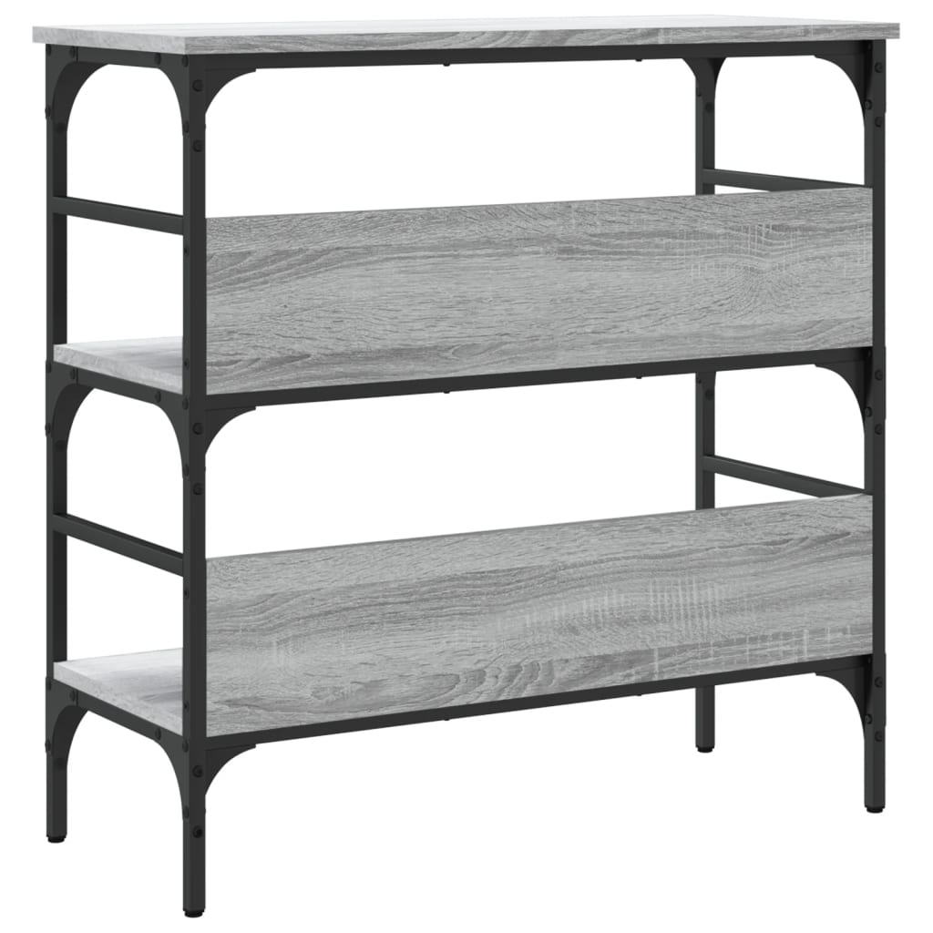 Konsolentisch Grau Sonoma 75x32x75 cm Holzwerkstoff - Pazzar.ch