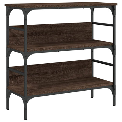 Konsolentisch Braun Eichen-Optik 75x32x75 cm Holzwerkstoff - Pazzar.ch