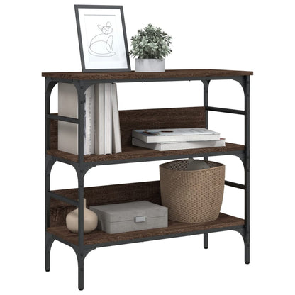 Konsolentisch Braun Eichen-Optik 75x32x75 cm Holzwerkstoff - Pazzar.ch