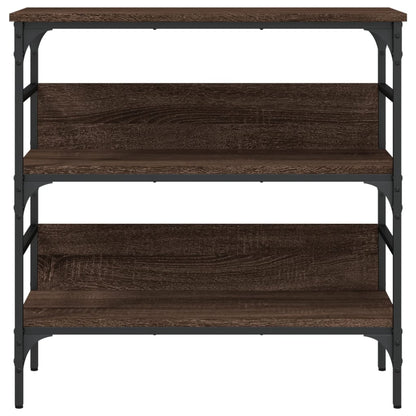 Konsolentisch Braun Eichen-Optik 75x32x75 cm Holzwerkstoff - Pazzar.ch