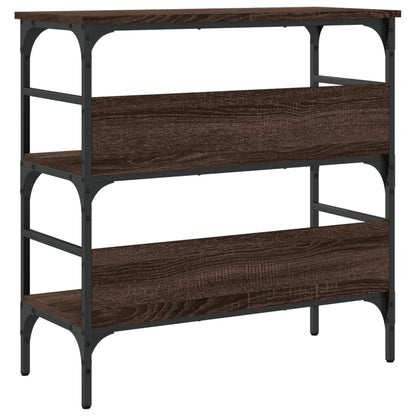 Konsolentisch Braun Eichen-Optik 75x32x75 cm Holzwerkstoff - Pazzar.ch