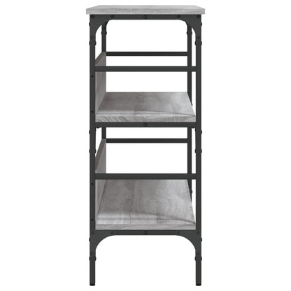 Konsolentisch Grau Sonoma 100x32x75 cm Holzwerkstoff - Pazzar.ch