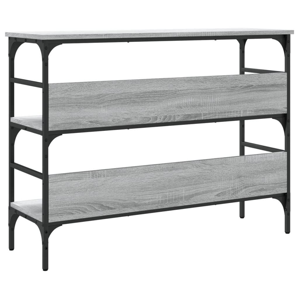 Konsolentisch Grau Sonoma 100x32x75 cm Holzwerkstoff - Pazzar.ch