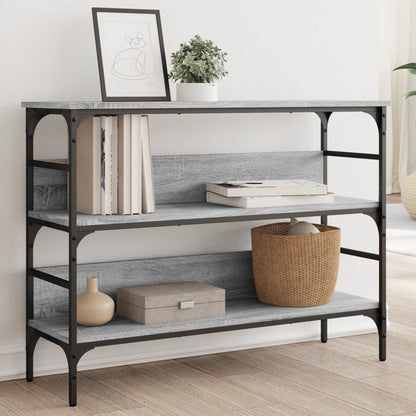 Konsolentisch Grau Sonoma 100x32x75 cm Holzwerkstoff - Pazzar.ch