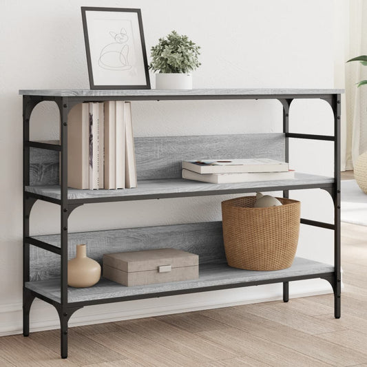 Konsolentisch Grau Sonoma 100x32x75 cm Holzwerkstoff - Pazzar.ch