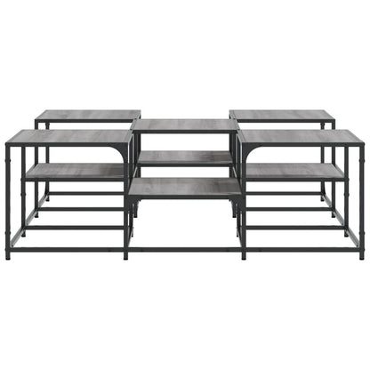 Couchtisch Grau Sonoma 121x121x40 cm Holzwerkstoff - Pazzar.ch
