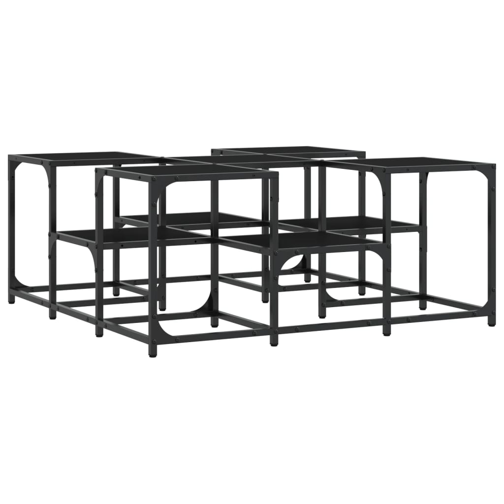 Couchtisch Schwarz 91x91x40 cm Holzwerkstoff - Pazzar.ch