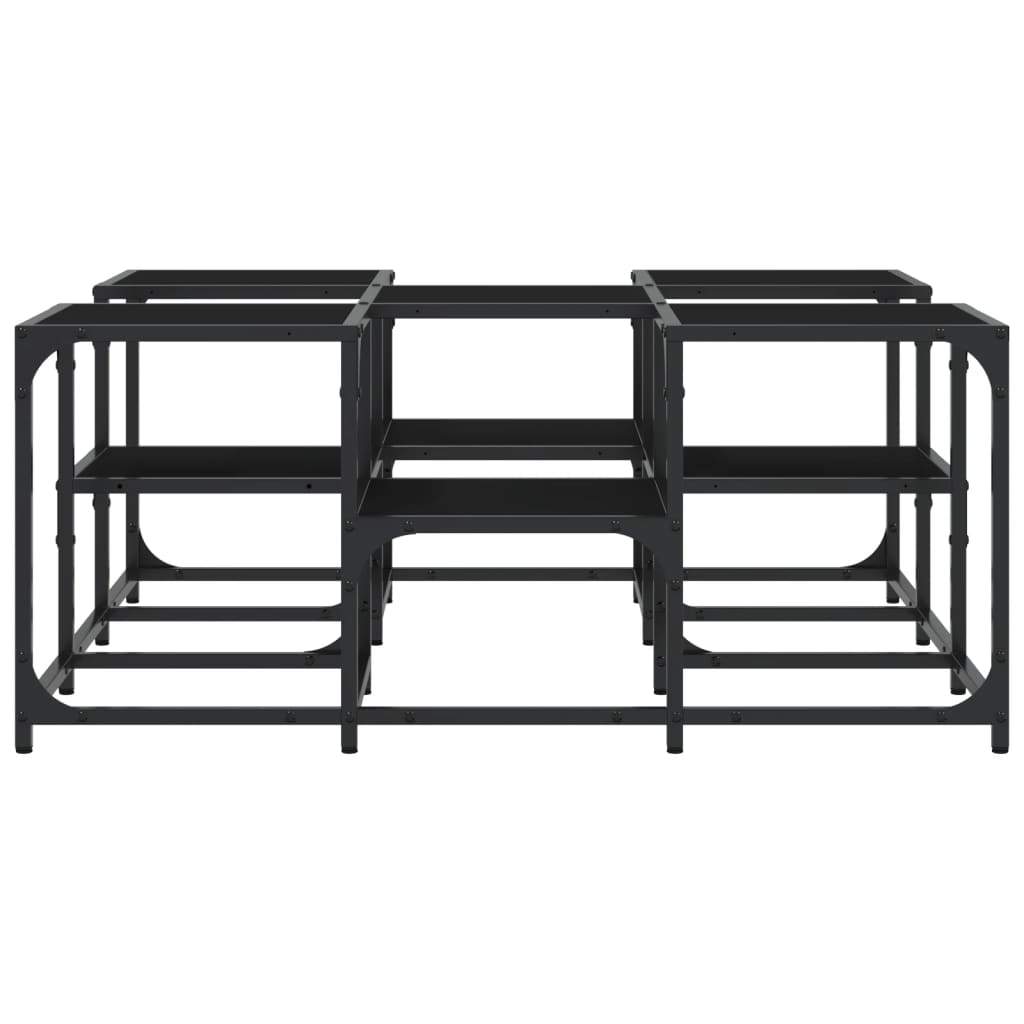 Couchtisch Schwarz 91x91x40 cm Holzwerkstoff - Pazzar.ch