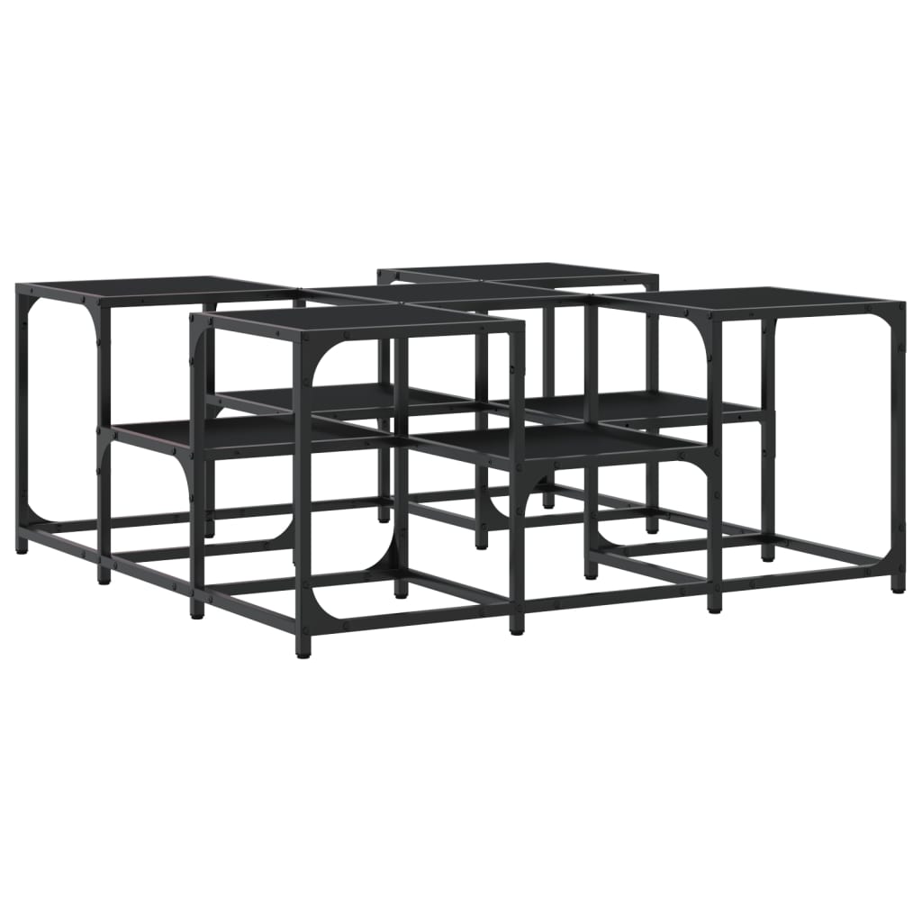 Couchtisch Schwarz 91x91x40 cm Holzwerkstoff - Pazzar.ch