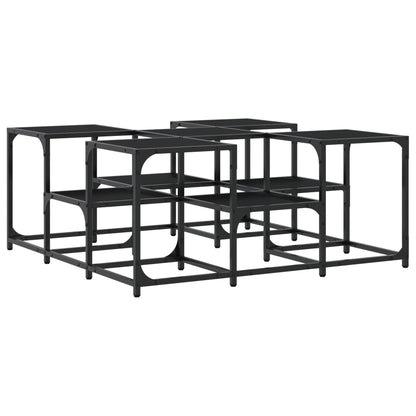 Couchtisch Schwarz 91x91x40 cm Holzwerkstoff - Pazzar.ch