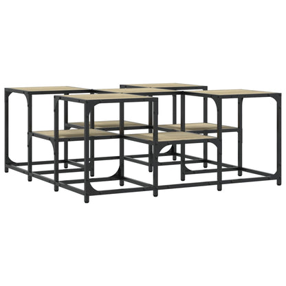 Couchtisch Sonoma-Eiche 91x91x40 cm Holzwerkstoff - Pazzar.ch
