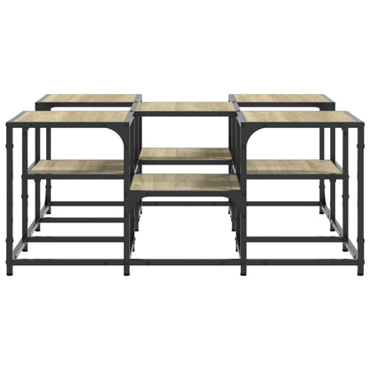 Couchtisch Sonoma-Eiche 91x91x40 cm Holzwerkstoff - Pazzar.ch