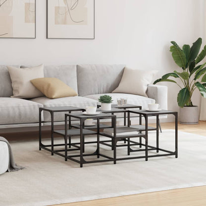 Couchtisch Grau Sonoma 91x91x40 cm Holzwerkstoff - Pazzar.ch