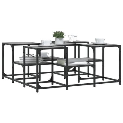 Couchtisch Grau Sonoma 91x91x40 cm Holzwerkstoff - Pazzar.ch