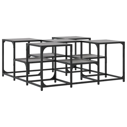 Couchtisch Grau Sonoma 91x91x40 cm Holzwerkstoff - Pazzar.ch