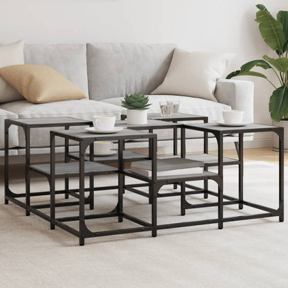 Couchtisch Grau Sonoma 91x91x40 cm Holzwerkstoff - Pazzar.ch