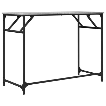 Schreibtisch Grau Sonoma 100x45x76 cm Holzwerkstoff und Stahl - Pazzar.ch