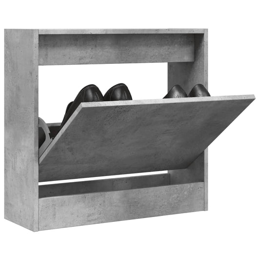 Schuhschrank Betongrau 60x21x57 cm Holzwerkstoff - Pazzar.ch
