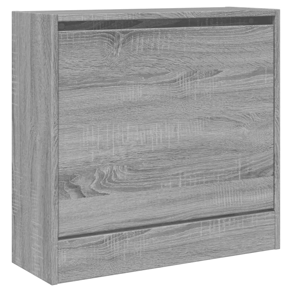 Schuhregal Grau Sonoma 60x21x57 cm Holzwerkstoff - Pazzar.ch