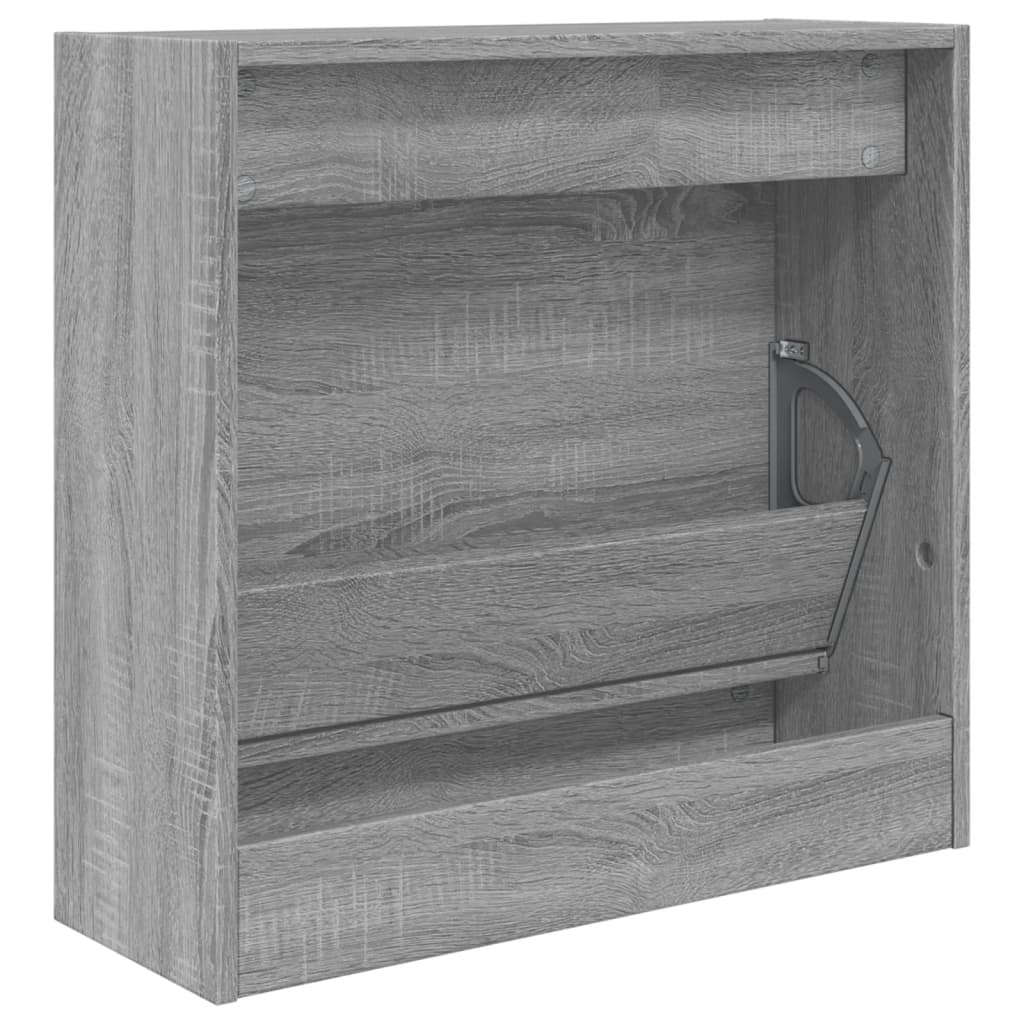 Schuhregal Grau Sonoma 60x21x57 cm Holzwerkstoff - Pazzar.ch