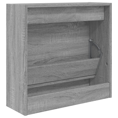 Schuhregal Grau Sonoma 60x21x57 cm Holzwerkstoff - Pazzar.ch