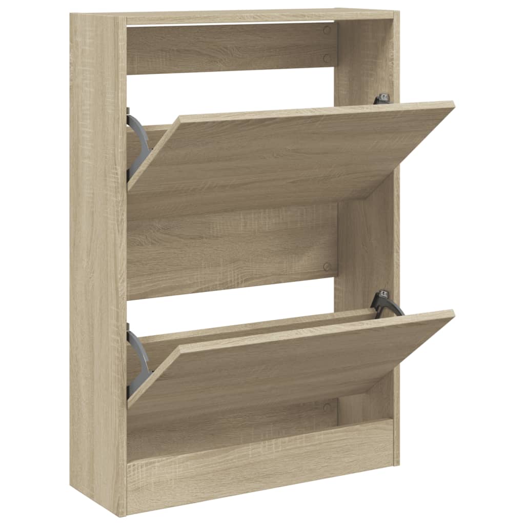 Schuhschrank Sonoma-Eiche 60x21x87,5 cm Holzwerkstoff - Pazzar.ch