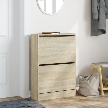 Schuhschrank Sonoma-Eiche 60x21x87,5 cm Holzwerkstoff - Pazzar.ch