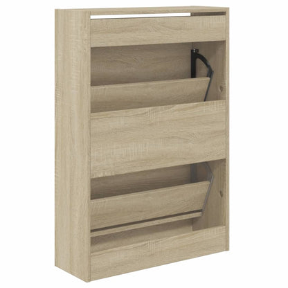 Schuhschrank Sonoma-Eiche 60x21x87,5 cm Holzwerkstoff - Pazzar.ch