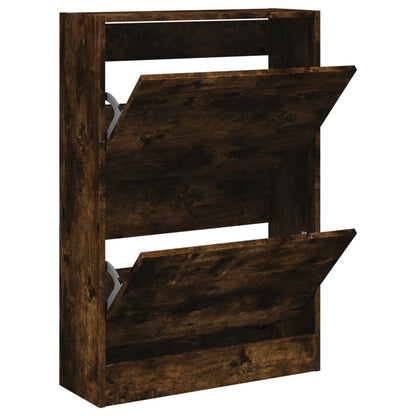 Schuhschrank Räuchereiche 60x21x87,5 cm Holzwerkstoff - Pazzar.ch