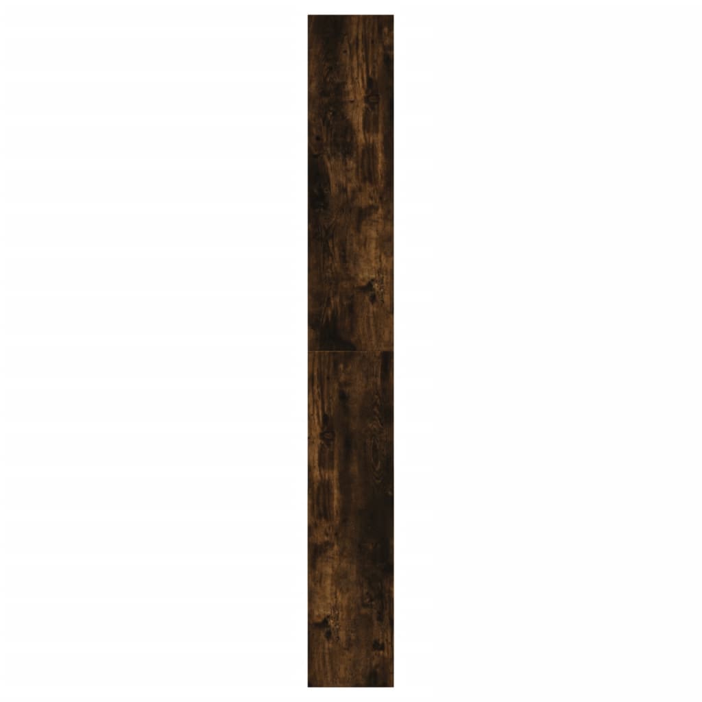 Schuhschrank Räuchereiche 60x21x163,5 cm Holzwerkstoff - Pazzar.ch